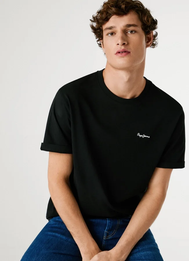T-Shirt mit Logo-Print in Regular-Passform T-Shirt mit Logo-Print in Regular-Passform
