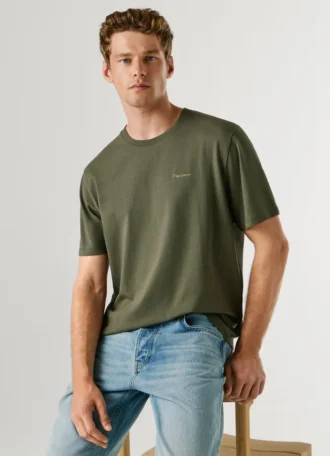 T-Shirt mit Logo-Print in Regular-Passform