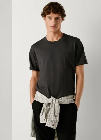 T-Shirt mit Logo-Print in Regular-Passform