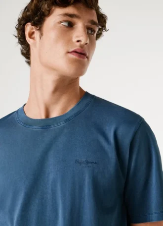 T-Shirt mit Logo-Print in Regular-Passform