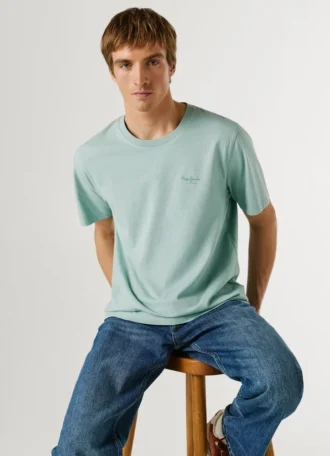 T-Shirt mit Logo-Print in Regular-Passform