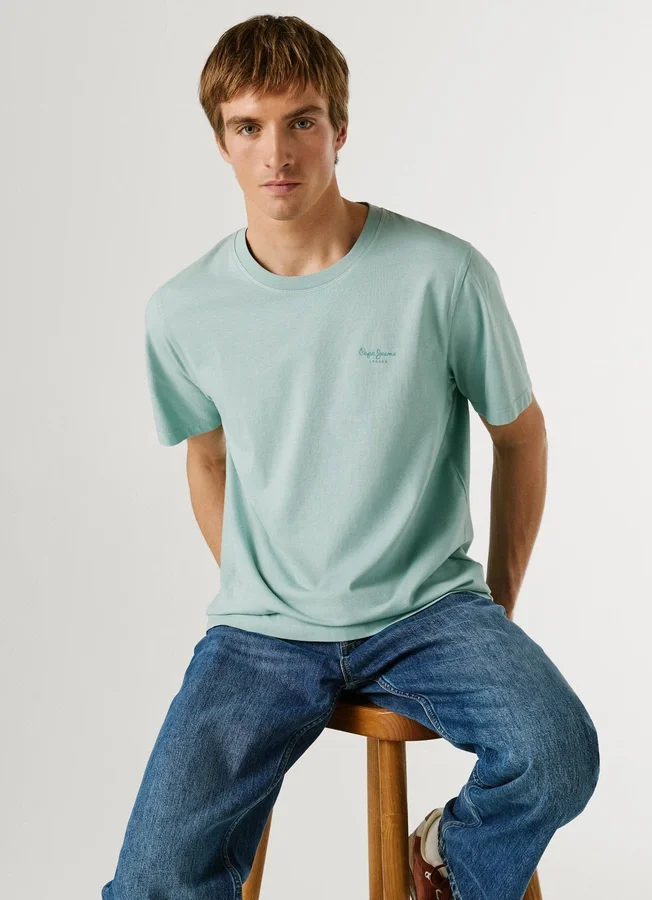 T-Shirt mit Logo-Print in Regular-Passform T-Shirt mit Logo-Print in Regular-Passform