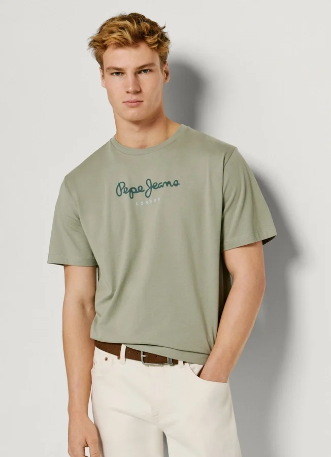 T-Shirt mit Logo-Print in Regular-Passform T-Shirt mit Logo-Print in Regular-Passform