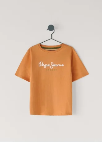 T-Shirt mit Logo-Print in Regular-Passform
