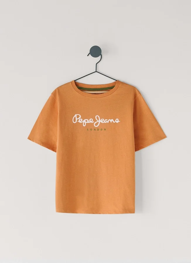 T-Shirt mit Logo-Print in Regular-Passform T-Shirt mit Logo-Print in Regular-Passform