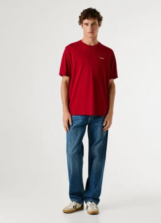 T-Shirt mit Logo-Print in Regular-Passform