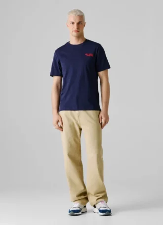 T-Shirt mit Logo-Print in Regular-Passform