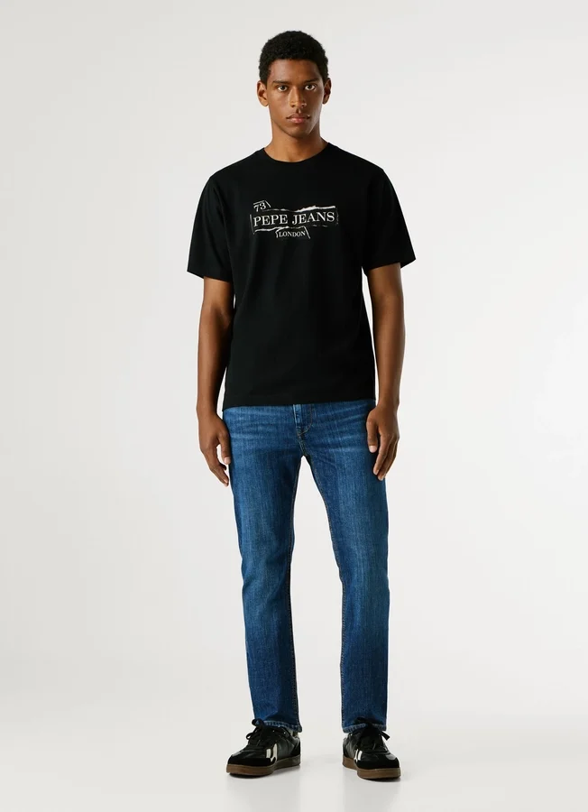 T-Shirt mit Logo-Print in Regular-Passform T-Shirt mit Logo-Print in Regular-Passform