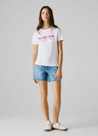 T-Shirt mit Logo-Print in Regular-Passform
