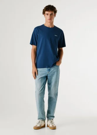 T-Shirt mit Logo-Print in Regular-Passform