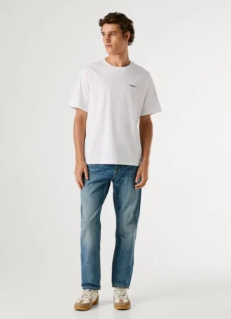 T-Shirt mit Logo-Print in Regular-Passform