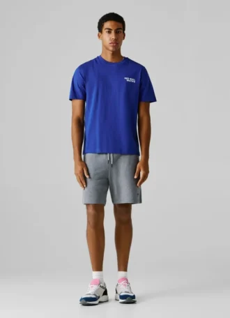 T-Shirt mit Logo-Print in Regular-Passform