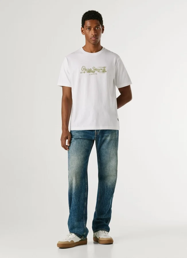 T-Shirt mit Logo-Print in Regular-Passform T-Shirt mit Logo-Print in Regular-Passform