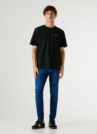T-Shirt mit Logo-Print in Regular-Passform