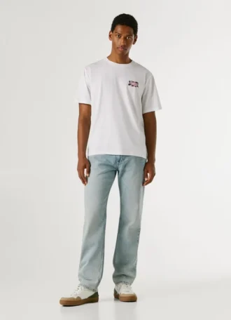 T-Shirt mit Logo-Print in Regular-Passform