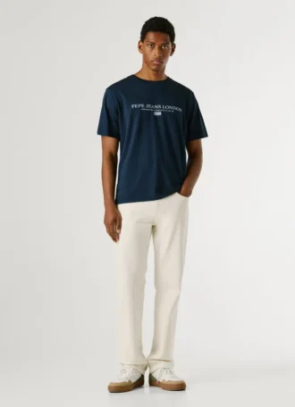 T-Shirt mit Logo-Print in Regular-Passform
