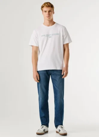 T-Shirt mit Logo-Print in Regular-Passform