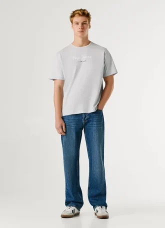 T-Shirt mit Logo-Print in Regular-Passform