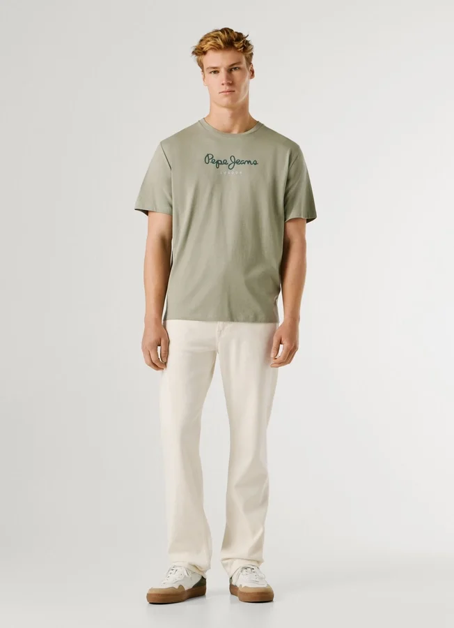 T-Shirt mit Logo-Print in Regular-Passform T-Shirt mit Logo-Print in Regular-Passform