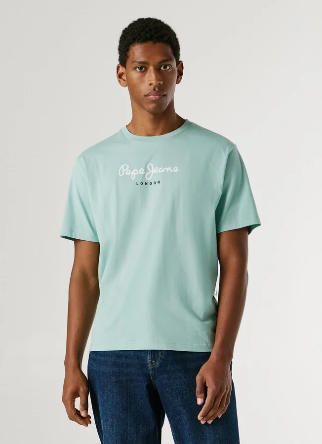 T-Shirt mit Logo-Print in Regular-Passform T-Shirt mit Logo-Print in Regular-Passform