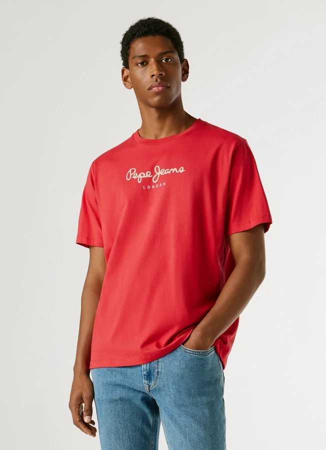 T-Shirt mit Logo-Print in Regular-Passform T-Shirt mit Logo-Print in Regular-Passform