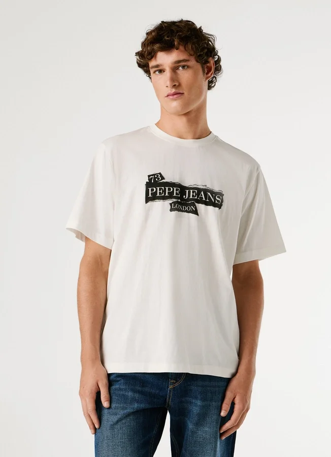 T-Shirt mit Logo-Print in Regular-Passform T-Shirt mit Logo-Print in Regular-Passform