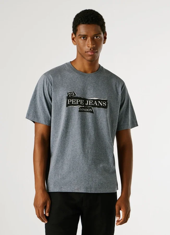 T-Shirt mit Logo-Print in Regular-Passform T-Shirt mit Logo-Print in Regular-Passform