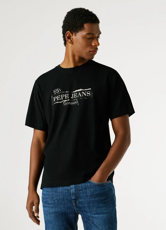 T-Shirt mit Logo-Print in Regular-Passform T-Shirt mit Logo-Print in Regular-Passform