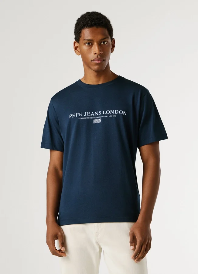 T-Shirt mit Logo-Print in Regular-Passform T-Shirt mit Logo-Print in Regular-Passform