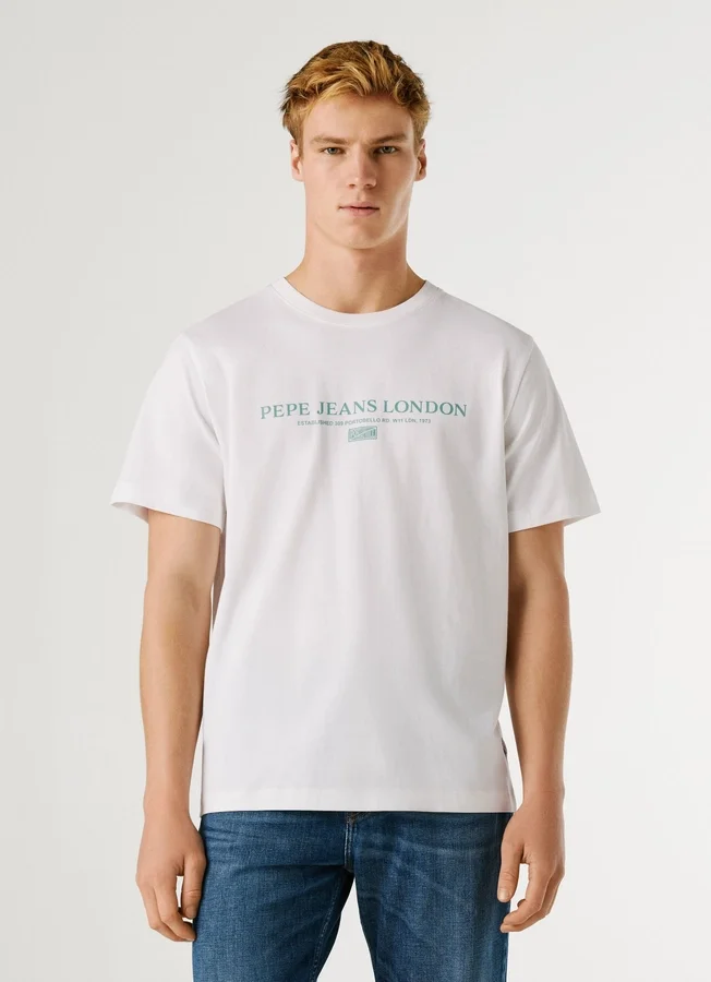 T-Shirt mit Logo-Print in Regular-Passform T-Shirt mit Logo-Print in Regular-Passform