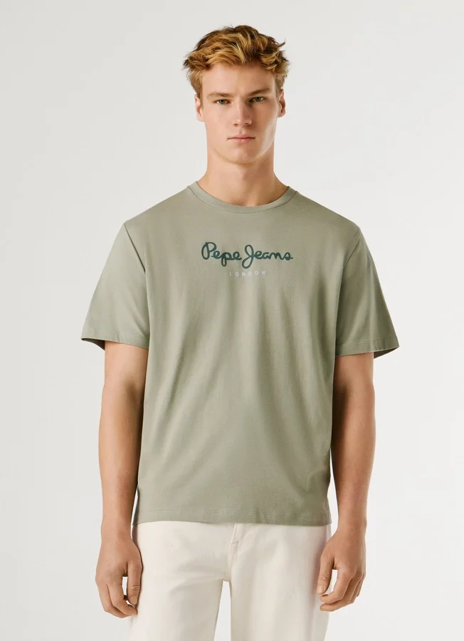 T-Shirt mit Logo-Print in Regular-Passform T-Shirt mit Logo-Print in Regular-Passform