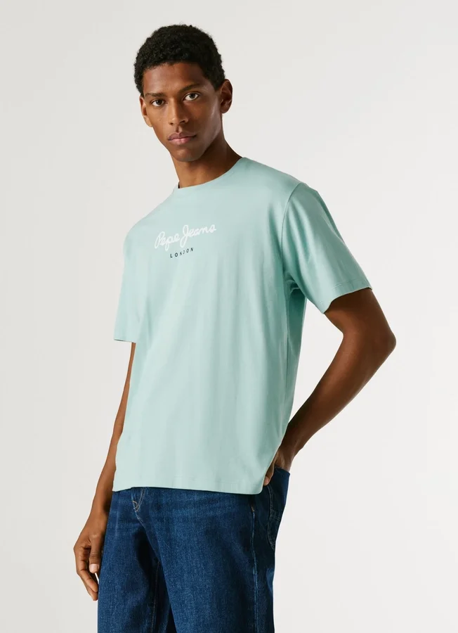 T-Shirt mit Logo-Print in Regular-Passform T-Shirt mit Logo-Print in Regular-Passform