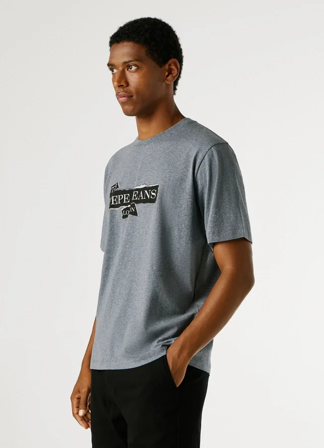 T-Shirt mit Logo-Print in Regular-Passform T-Shirt mit Logo-Print in Regular-Passform