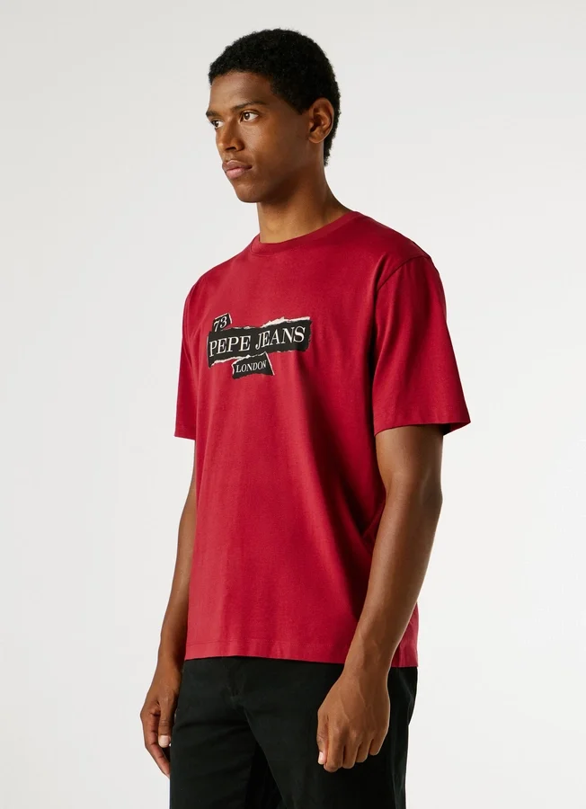 T-Shirt mit Logo-Print in Regular-Passform T-Shirt mit Logo-Print in Regular-Passform