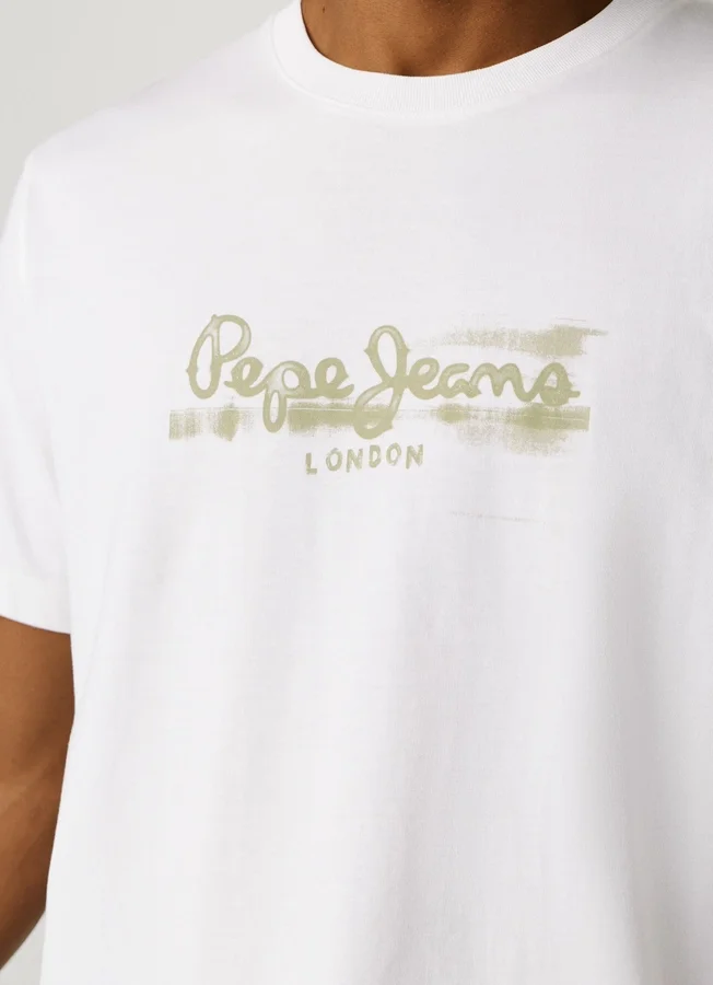 T-Shirt mit Logo-Print in Regular-Passform T-Shirt mit Logo-Print in Regular-Passform