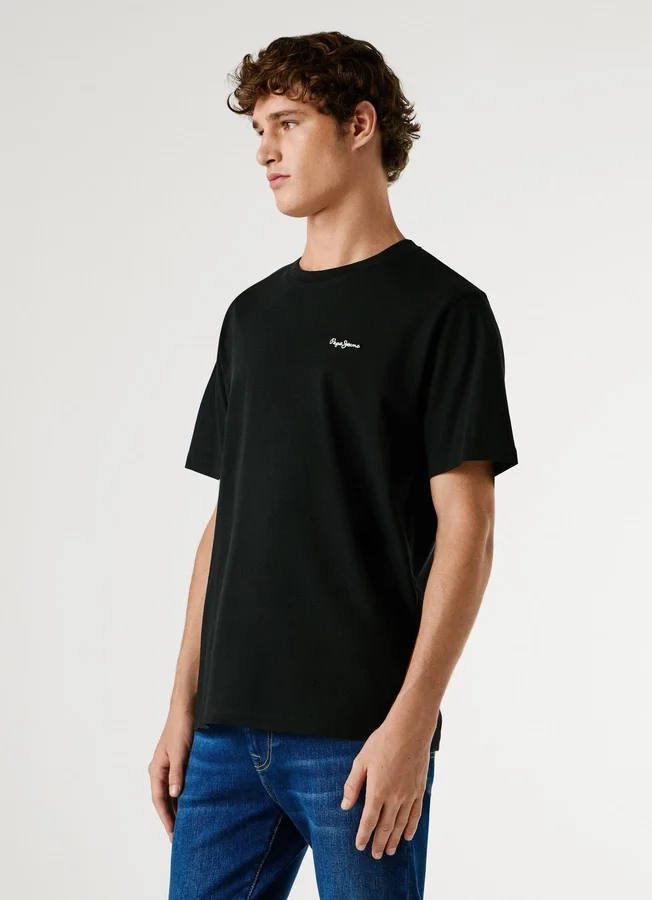 T-Shirt mit Logo-Print in Regular-Passform T-Shirt mit Logo-Print in Regular-Passform