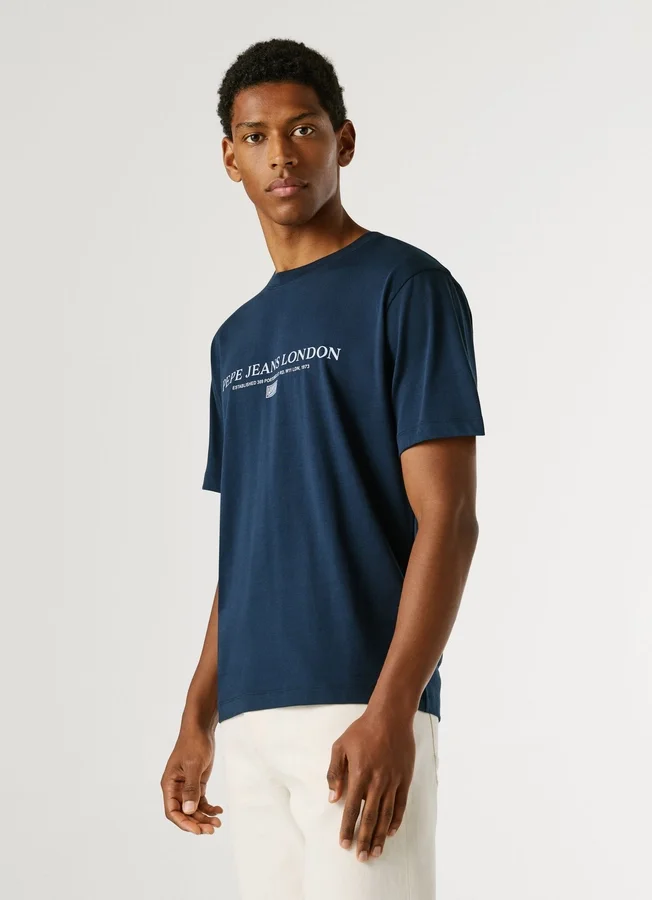 T-Shirt mit Logo-Print in Regular-Passform T-Shirt mit Logo-Print in Regular-Passform