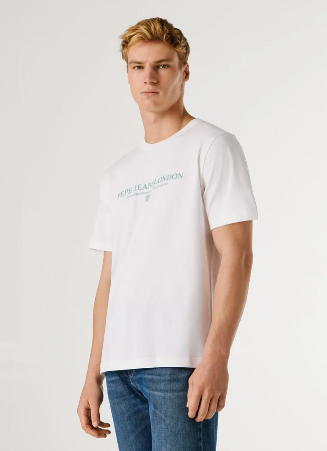 T-Shirt mit Logo-Print in Regular-Passform T-Shirt mit Logo-Print in Regular-Passform