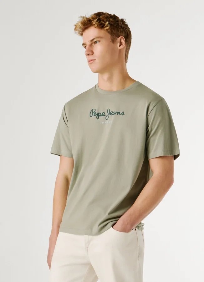T-Shirt mit Logo-Print in Regular-Passform T-Shirt mit Logo-Print in Regular-Passform