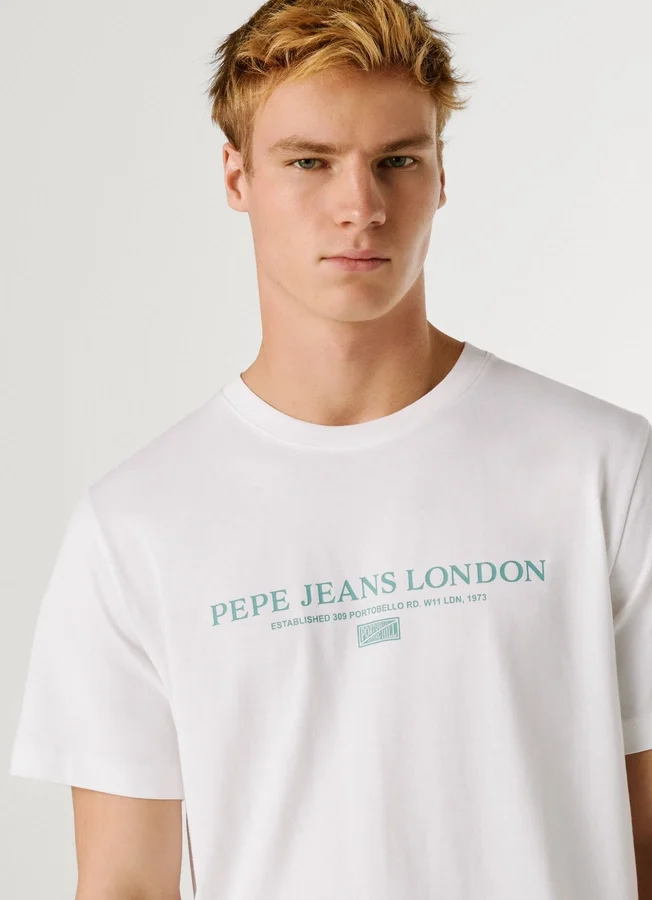 T-Shirt mit Logo-Print in Regular-Passform T-Shirt mit Logo-Print in Regular-Passform