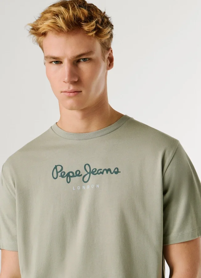 T-Shirt mit Logo-Print in Regular-Passform T-Shirt mit Logo-Print in Regular-Passform