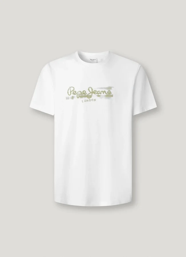 T-Shirt mit Logo-Print in Regular-Passform T-Shirt mit Logo-Print in Regular-Passform