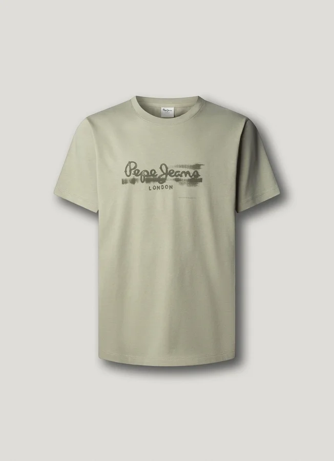 T-Shirt mit Logo-Print in Regular-Passform T-Shirt mit Logo-Print in Regular-Passform