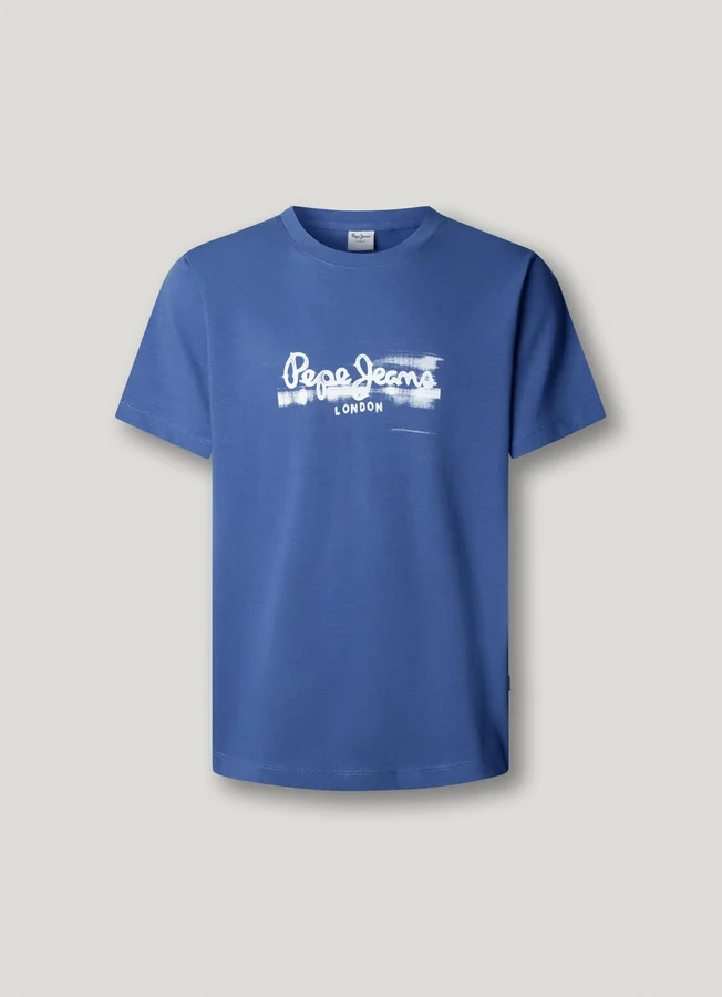 T-Shirt mit Logo-Print in Regular-Passform T-Shirt mit Logo-Print in Regular-Passform
