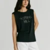 T-Shirt mit Nieten-Detail