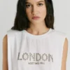 T-Shirt mit Nieten-Detail