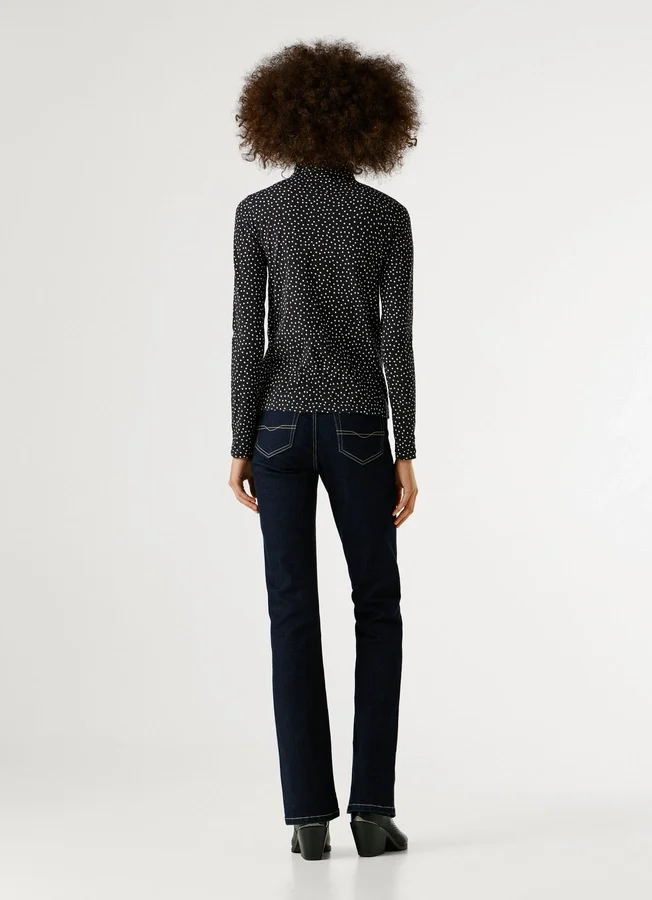 T-Shirt mit Polka-Dot-Print T-Shirt mit Polka-Dot-Print
