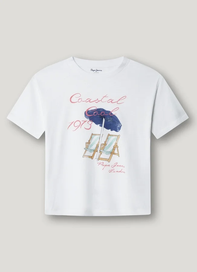 T-Shirt mit Print und lockerer Passform T-Shirt mit Print und lockerer Passform