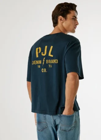 T-Shirt mit Rückenaufdruck