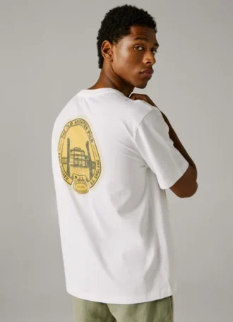 T-Shirt mit Rückenaufdruck